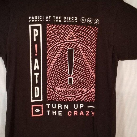 Tultex Tops - Panic At The Disco Graphic Unisex Tee Medium Black